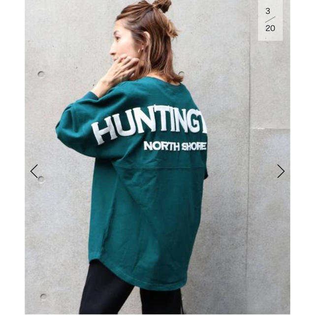 FRAMeWORK - framework バックプリント Tシャツ グリーンの通販 by ...
