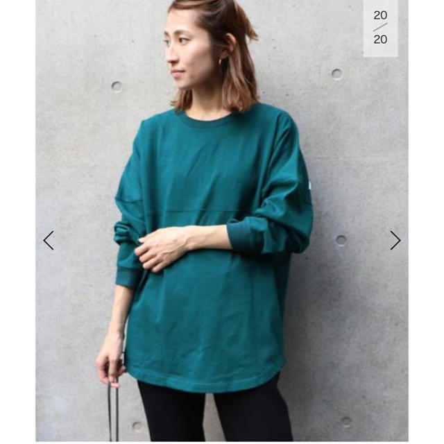FRAMeWORK - framework バックプリント Tシャツ グリーンの通販 by ...