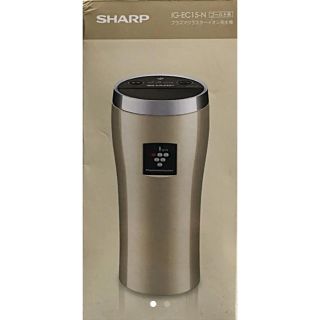 シャープ(SHARP)のSHARP プラズマクラスターイオン発生機【ゴールド☆新品】(車内アクセサリ)