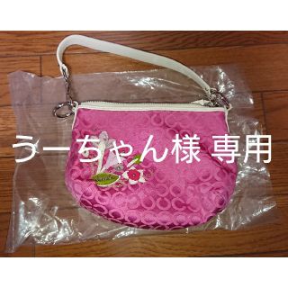 コーチ(COACH)のCOACH ミニバック花柄 うーちゃん様専用(ハンドバッグ)