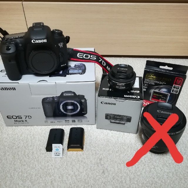 スマホ/家電/カメラ【美品】Canon EOS 7D Mark II セット