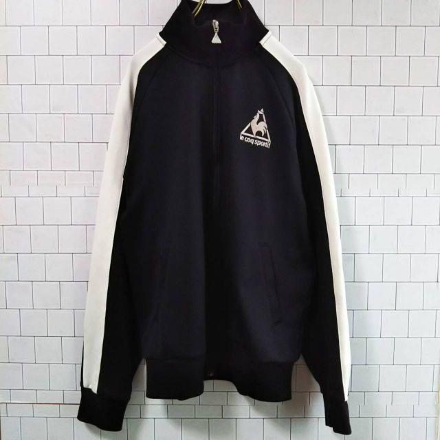 le coq sportif(ルコックスポルティフ)のle coq sportif　ルコック　モノトーン トラックジャケット　古着 メンズのトップス(ジャージ)の商品写真