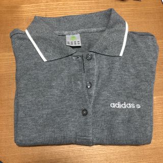 アディダス(adidas)のadidas シャツワンピ(ひざ丈ワンピース)