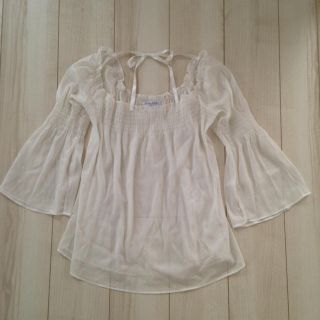美品♥ベルスリーブシフォンチュニック♥(チュニック)