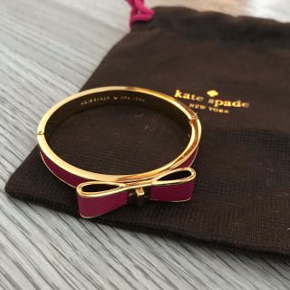 ケイトスペードニューヨーク(kate spade new york)の【クロスケさん】Kate Spade☆ピンク リボン バングル ブレスレット(ブレスレット/バングル)