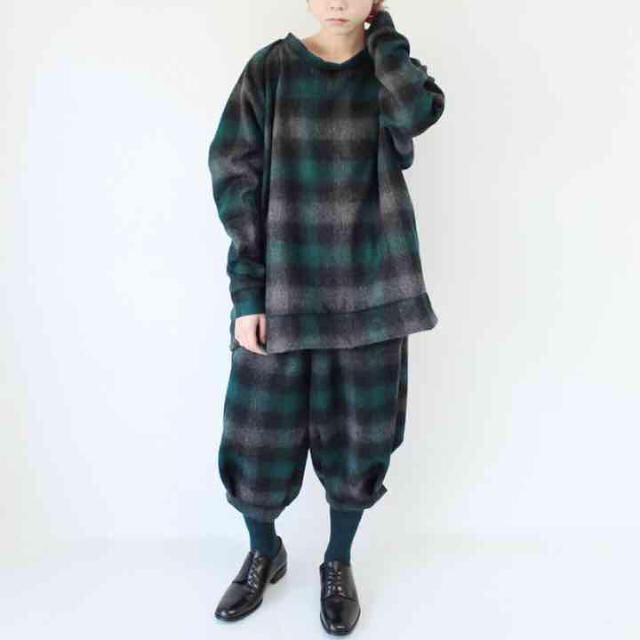 kujaku　15/16 AW 月トレーナー　Green