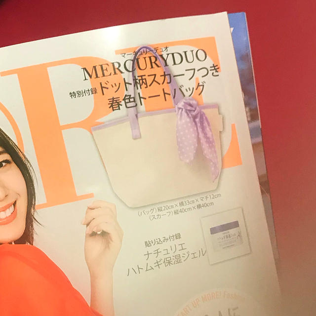 MERCURYDUO(マーキュリーデュオ)のMORE付録♡ レディースのバッグ(トートバッグ)の商品写真