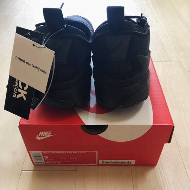 BLACK COMME des GARCONS(ブラックコムデギャルソン)の新作！新品 ブラック コムデギャルソン × ナイキ Wネーム フットスケープ メンズの靴/シューズ(スニーカー)の商品写真