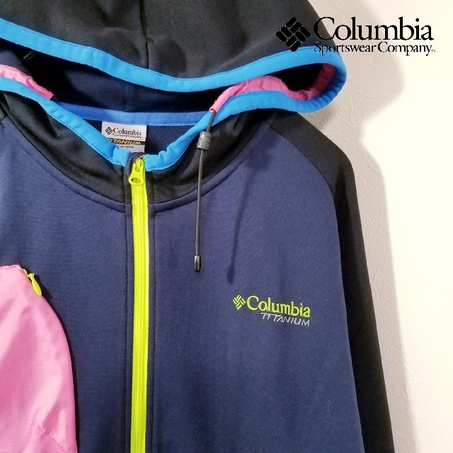 Columbia(コロンビア)のColumbia コロンビア ジップパーカー 袖口サムホール ジャージ メンズのジャケット/アウター(マウンテンパーカー)の商品写真