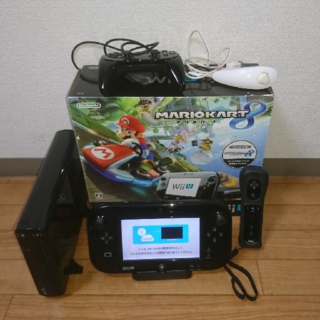 WiiU マリオカート8 セット 32GB 黒（マリカ） | フリマアプリ ラクマ