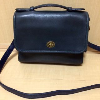COACH - 2WAY オールドコーチ ショルダーバッグ ネイビー 紺