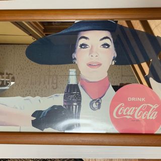 コカコーラ Coca-Cola 鏡 ミラー レトロ