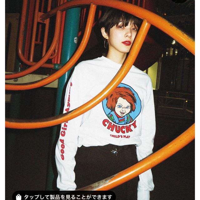 Aymmy in the batty girls(エイミーインザバッティーガール)のCHUCKY / Aymmy L/S Tシャツ レディースのトップス(Tシャツ(長袖/七分))の商品写真