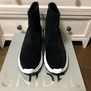 スナイデル(SNIDEL)の【SNIDEL】ジップスニーカーソール(スニーカー)