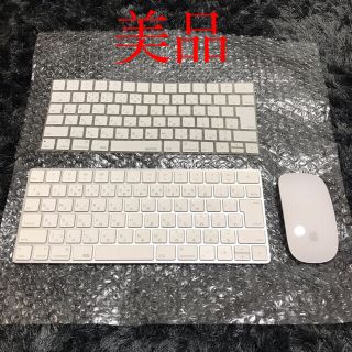 アップル(Apple)のあめゆじゅ様 専用★美品★純正 Magic Keyboard & mouse2 (PC周辺機器)