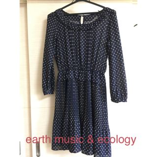 アースミュージックアンドエコロジー(earth music & ecology)のearth music & ecology ワンピース(ひざ丈ワンピース)