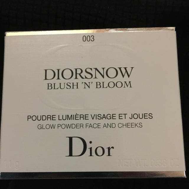 Dior  スノー ブラッシュ&ブルーム パウダー003 未使用