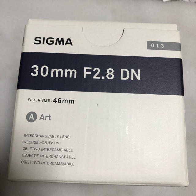 限定製作】 30mm 美品Sigma F2.8 ソニー専用 eマウント ART DN レンズ