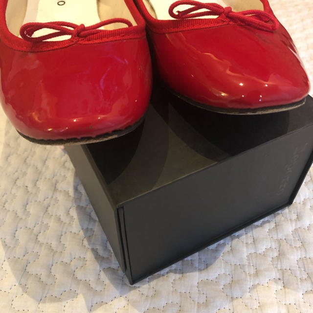 repetto(レペット)のレペット バレエシューズ レッド 美品 レディースの靴/シューズ(バレエシューズ)の商品写真