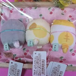 すみっコぐらし ねこ ねこのきょうだい てのり ぬいぐるみ 3コセット