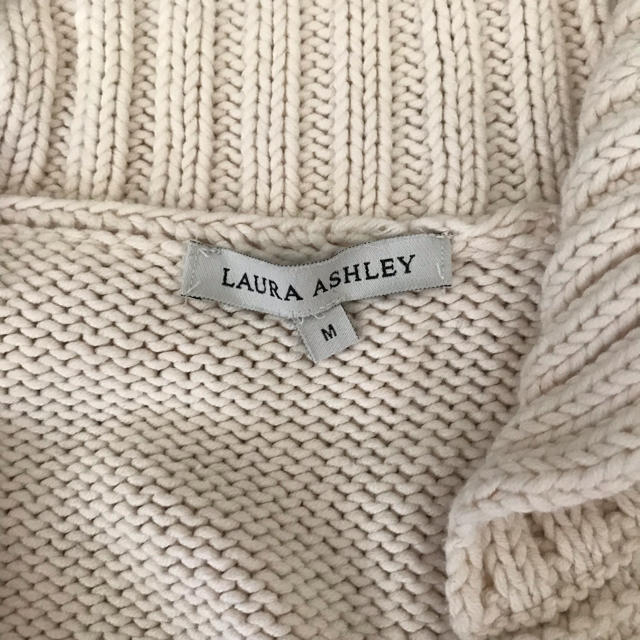 LAURA ASHLEY(ローラアシュレイ)のLAURA ASHLEY☆コットンニットカーディガン☆M レディースのトップス(カーディガン)の商品写真