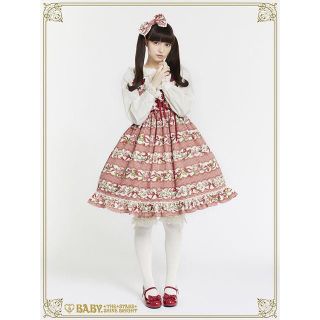 ベイビーザスターズシャインブライト(BABY,THE STARS SHINE BRIGHT)の最終値下げ♡BABY スウィートギンガムボーダー柄 セット レッド(ひざ丈ワンピース)