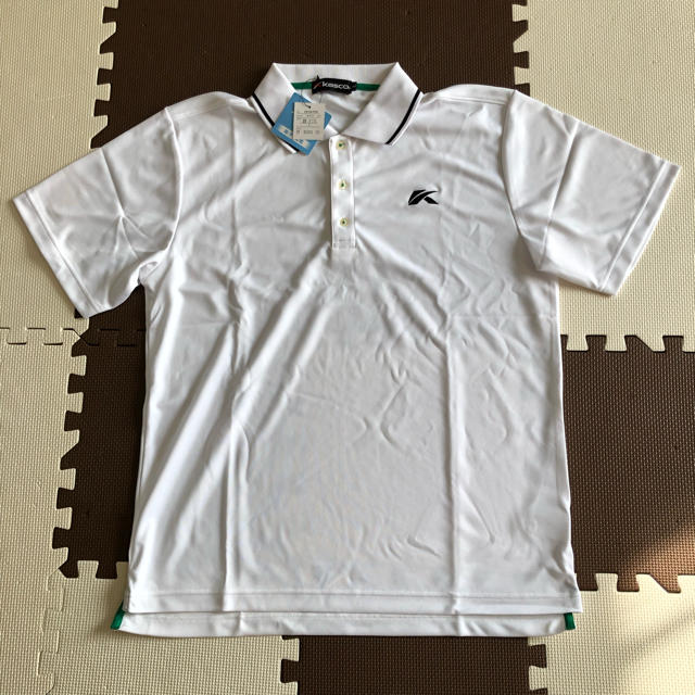 Kasco(キャスコ)の未使用 キャスコ KASCO ポロシャツ 半袖 白 L メンズのトップス(ポロシャツ)の商品写真
