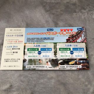 遊園地/テーマパークナガシマスパーランド パスポート券