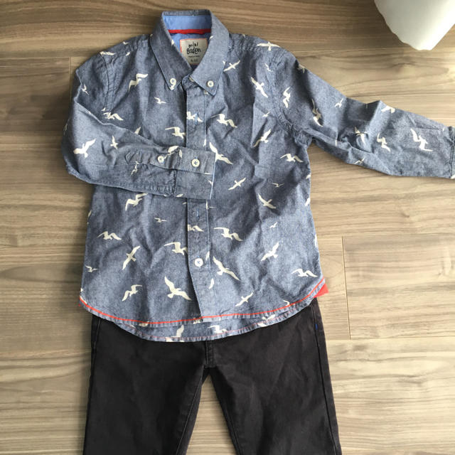 Boden(ボーデン)のboden カモメ柄 シャツ 男の子 キッズ/ベビー/マタニティのキッズ服男の子用(90cm~)(ブラウス)の商品写真