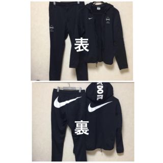 エフシーアールビー(F.C.R.B.)の【極美品】上下Ｌ FCRB 15AW BIG SWOOSH(ジャージ)