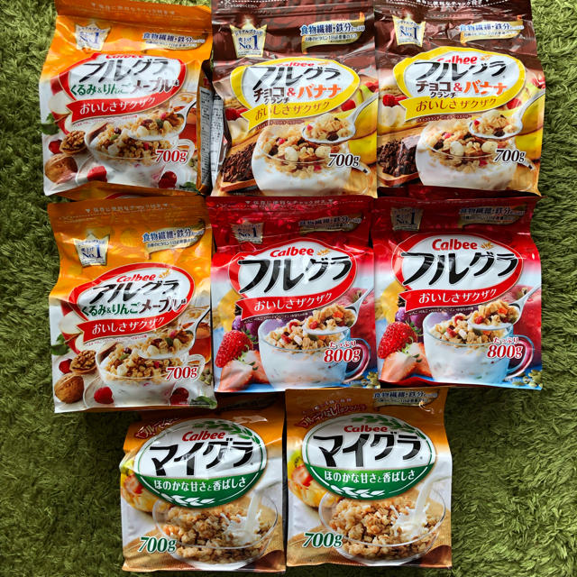 カルビー(カルビー)のフルグラ  マイグラ  8袋セット 食品/飲料/酒の食品(その他)の商品写真