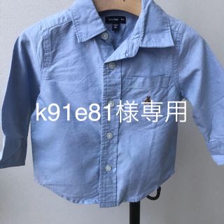 ベビーギャップ(babyGAP)のGAP シャツ 80 baby gap キッズ 男の子 美品(シャツ/カットソー)