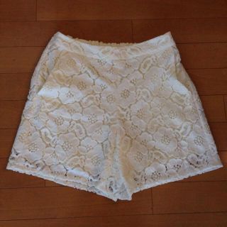 アイボリーコート(ivory court)のIvoy courtレースショートパンツ(ショートパンツ)