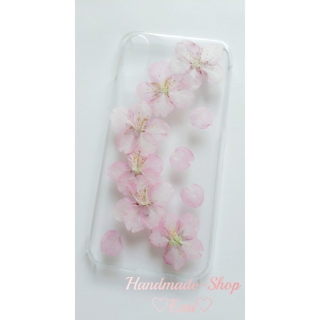 モモすけ☆様 ㉑押し花 桜のスマホケースの通販 by Emi's shop|ラクマ