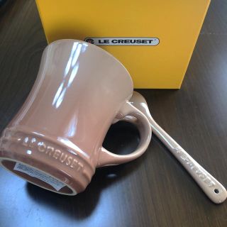 ルクルーゼ(LE CREUSET)の【新品】ルクルーゼ カプチーノ マグカップ(グラス/カップ)