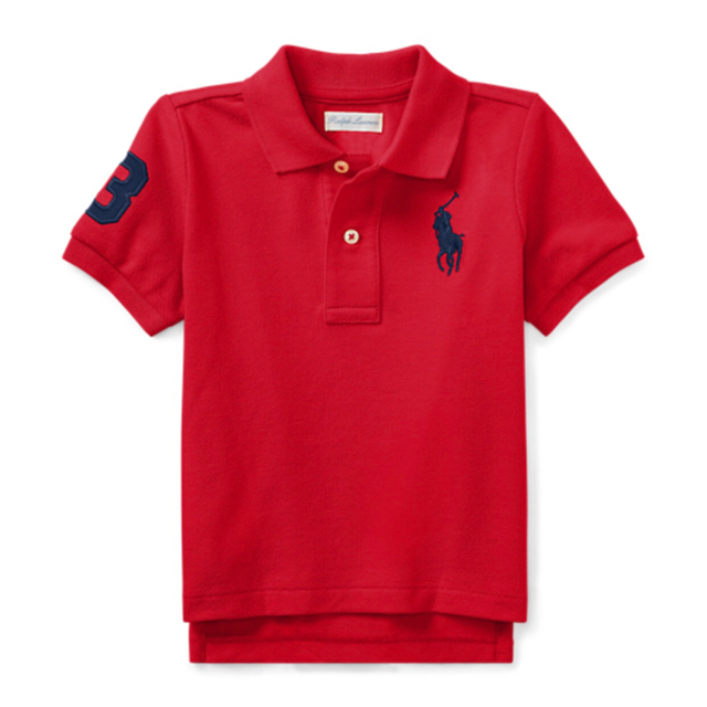 Ralph Lauren(ラルフローレン)の新品タグ付き ベビー ラルフローレン  ビッグポニー ポロシャツ キッズ/ベビー/マタニティのベビー服(~85cm)(Ｔシャツ)の商品写真