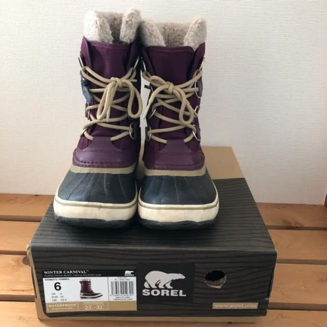 SOREL(ソレル)のソレル SOREL レディース ウインターカーニバル◎スノーブーツ 23cm レディースの靴/シューズ(ブーツ)の商品写真