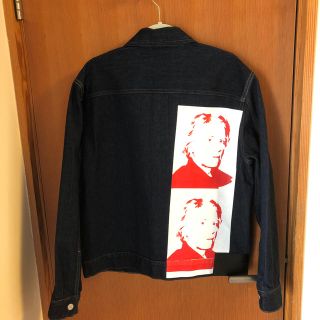 ラフシモンズ(RAF SIMONS)のcalvin klein Andy Warhol デニムジャケット ラフシモンズ(Gジャン/デニムジャケット)