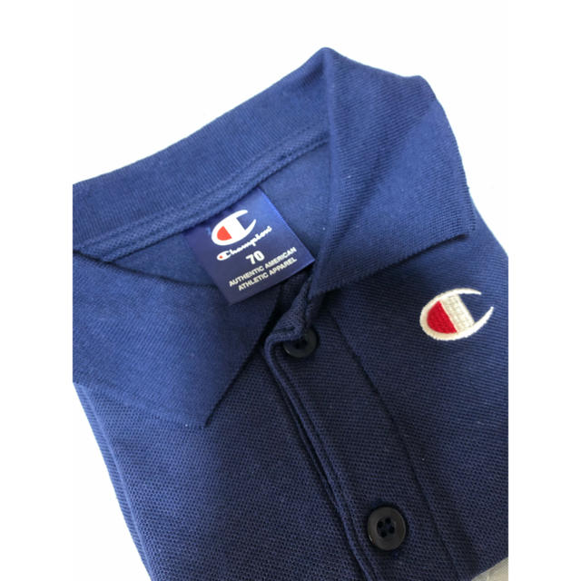 Champion(チャンピオン)のチャンピオン ポロシャツ カットソー キッズ/ベビー/マタニティのキッズ服男の子用(90cm~)(Tシャツ/カットソー)の商品写真