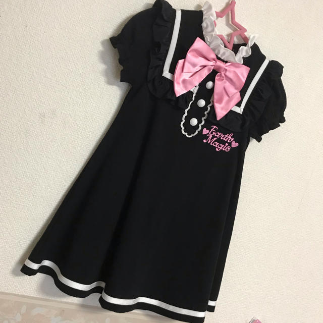 EARTHMAGIC(アースマジック)のワンピース & カーディガン セット ♡120 ♡アースマジック キッズ/ベビー/マタニティのキッズ服女の子用(90cm~)(ワンピース)の商品写真