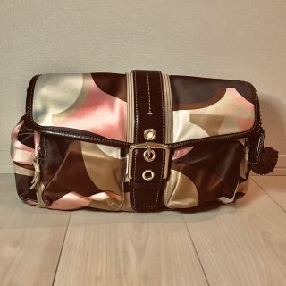 コーチ(COACH)のコーチ スカーフプリントショルダーバッグ(ショルダーバッグ)