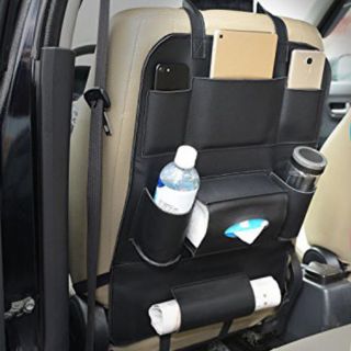 iPad mini 収納 バックシート 車用収納ポケット(車内アクセサリ)