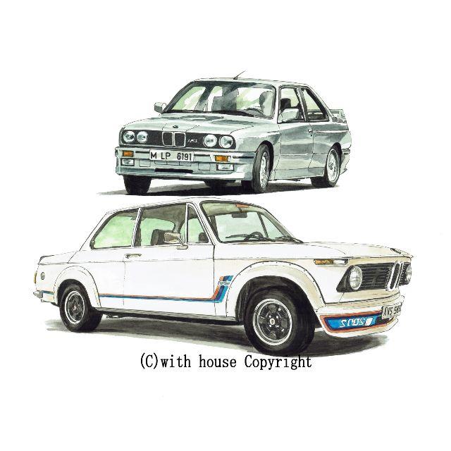 GC-1071 BMW 325/2002限定版画 直筆サイン額装●作家平右ヱ門 1