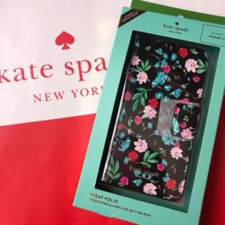 ケイトスペードニューヨーク(kate spade new york)の【未使用新品】ケイトスペード  iPhoneX 手帳 ケース(iPhoneケース)