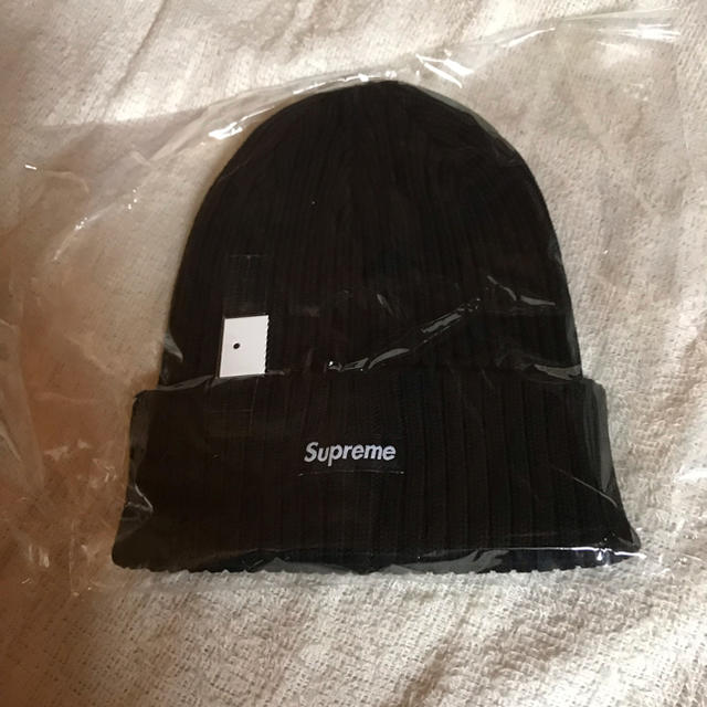 supreme Overdyed Beanie black 黒 2019SS帽子