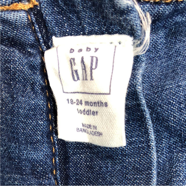 babyGAP(ベビーギャップ)のbaby gap デニムワンピース mk様 キッズ/ベビー/マタニティのベビー服(~85cm)(ワンピース)の商品写真