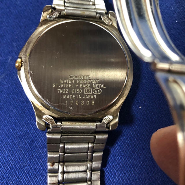 SEIKO(セイコー)のSEIKO シルバー×ゴールド×ホワイト メンズの時計(腕時計(アナログ))の商品写真