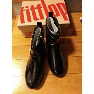 フィットフロップ(fitflop)のfitflops フィットフロップ ブーツ 23.5 ブラック(ブーツ)