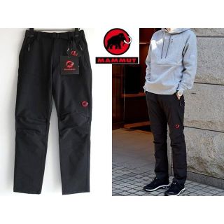 マムート(Mammut)の新品 マムート ソフテック（ソフトシェル）トレッカーパンツ M ブラック(その他)