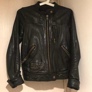 ビューティフルピープル シングル ライダースジャケット(レディース)の
